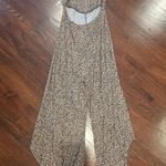 Francesca's Collections Black and White Patterned Jumpsuit Brown Size M Photo 3