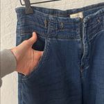 Pilcro Anthropologie High Rise Cargo Jogger Denim Knit Stretchy Jeans Smal Photo 4