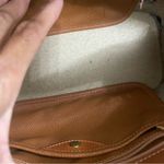 Dooney & Bourke handbag in leather Crossbody Satchel Purse Zip Tote Top Zip VTG Photo 2