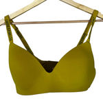 Victoria's Secret Victoria’s Secret T-Shirt Bra Size 34D Yellow Wireless Lightly Lined Logo Strap Photo 0