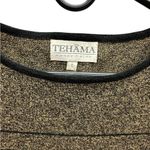 Tehama Nancy Haley Cotton Rayon Blend Crew Neck Sleeveless Knit Top Womens Small Black Photo 8