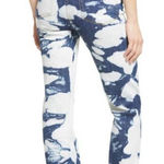 Jeanerica Eiffel High Waist Bootcut Jeans in Tie Dye 74 Women's Sz. 26 (US 4 Photo 0