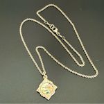 Vintage 925 Sterling Silver Toujours l’ Amour Always Love 16” Necklace 6g. Photo 4