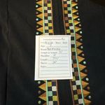 Bob Mackie  Black Faux Suede Southwest Horse Embroidery Full Zip Jacket Womens SM Photo 6