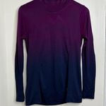 New Balance Running Long Sleeve Top Shirt w/ Hood Ombré Womens Size Medium READ Photo 0