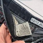 Y2K Silver Diva Red Cross Rhinestone Low Rise Jeans Blue Size undefined Photo 6