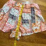 No Boundaries  Juniors XL 15 17 Orange Pink Floral Shorts Crop Top Matching Set Photo 3