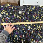 Mii Collection S Small Maxi Dress Dark Floral Tiered Academia Boho Oversized Black Photo 11