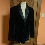 Coldwater Creek  Black Velvet n Satin Dressy Blazer Photo 3