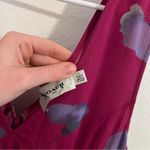 Coach Sleeveless Silk Floral V-Neck Dress Photo 2