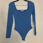 Babaton Aritzia Azure Long Sleeve Original Contour Squareneck Bodysuit small Photo 3