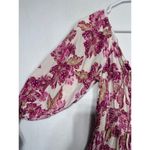 Old Navy  Waist-Defined Floral Cold-Shoulder Cutout Smocked Mini Dress Size Large Photo 5