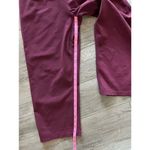 prAna  Legging Medium Maroon Red Crop Pants Yoga Workout Wide-Leg Photo 5