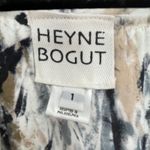 Heyne Bogut Women's Multicolor Abstract Print Sleeveless Long Maxi Dress Small Gray Photo 5