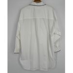 Victoria's Secret Country Cotton Pajama Shirt Size Small White Vintage Deadstock Photo 3