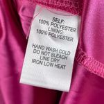 Lulus Carolita Magenta Floral Print Long Sleeve Maxi Dress Size Medium Side Slit Pink Photo 11