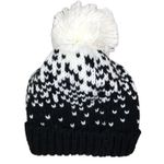 GENIE BY EUGENIA KIM Pom Pom Beanie One Size Knit Outdoor Retro Sporty Boho NWT Black Photo 5