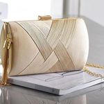 Womens Elegant Tassel Evening Clutch Cross Body & Purse Bag Wedding & Prom Party Photo 0