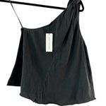 Unsubscribed One Shoulder Cotton Top Slate Grey Size Small NEW with tags 68.00 Gray Photo 1