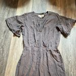 Cloth & Stone Anthropologie Gray Jumpsuit Medium Boho Capsule Formal Work Scandigirl‎ Preppy Photo 3