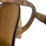 Coach  Size 8 Block Cork Heel Open Toe Strappy Black Photo 10