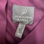 Adrianna Papell  Dress Womens Size 0 Plum Purple Ruffle Sheath Mini Photo 3