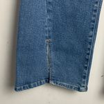 Good American size 4 27 split front flare jeans denim Classic Blue Photo 3
