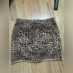 Good American cheetah print denim skirt 14/32 Photo 3