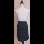 DKNY Black Embroidered Pencil Skirt: High Waist & Knee Length, Straight A-Line, Sz. 2 Photo 5