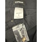 EXPRESS NWT  Super High Rise Button Fly Pants Women's Size 8 Black Lyocell Cargo Photo 8