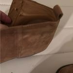 J.Crew "Sawyer" Brown Leather Suede Stacked Heel Side-Zip Ankle Boots Booties Photo 8