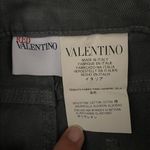 Red Valentino  Grey Skinny Leg Mid Rise Ruched Pocket Detail Size 28 Jeans. Photo 4