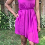 Material Girl  Asymmetrical Hem Chiffon Dress‎ Photo 0