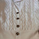 Retrofête   ivory cable knit DRESS TALA retro party size M Photo 10