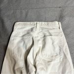 AGOLDE  90s Fit Distressed Jeans in White Out Size 24 Button Fly Closure EUC Photo 7