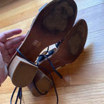 Madewell  Daniela Black Leather Lace‎ Up Gladiator Sandals Strappy Block Heel 10 Photo 5