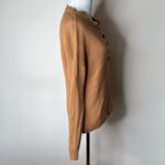 American Eagle  Tan Knit Henley Sweater Photo 3