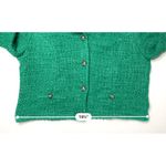 Guess Nobby Tweed Blazer Jacket XL Gold Buttons Retro Cropped Preppy Textured Photo 6