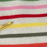 Talbots  Striped Sweater Women's Size Medium Multicolored Nylon, Lambswool Photo 4