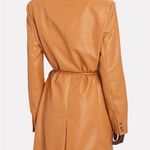 💕NANUSHKA💕 Remi Vegan Leather Blazer Dress ~ Light Brown Medium Photo 1