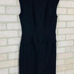 Hugo Boss Dapeplina Black Peplum Sheath Dr… Photo 3