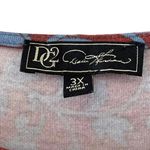 Diane Gilman Printed Jersey Knit Dolman-Sleeve Top Multicolor Boatneck 3X #1289 Photo 5