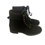 Splendid Sadie Women’s Black Suede Leather Lace Up Boots Size 7.5 New No Box Photo 2