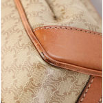 CELINE Vintage Coated Canvas Shoulder Bag Photo 9