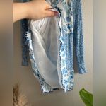 House of Harlow  1960 Blue White Floral Mini Dress, Long Sleeves Women's … Photo 10