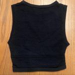 Babaton  Aritzia‎ Pointelle Stitch Stretch Sleeveless Tank Top Black Size XXS Photo 7