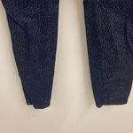 Ann Taylor  Loft Navy and Gold Spotted Modern Skinny Pants Size 26/2P Photo 2