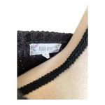 Pink Rose  Women's Striped Crew Neck Sweater - Gray, Pink, Green Size M Photo 3