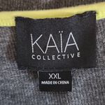 KAIA Collective Gray Ribbed Knit Bodycon Dress with Cutouts Size XXL Photo 6