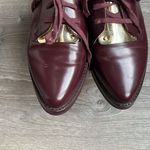 French Connection Woman’s Maeko Brown Leather Oxfords Shoes Photo 4